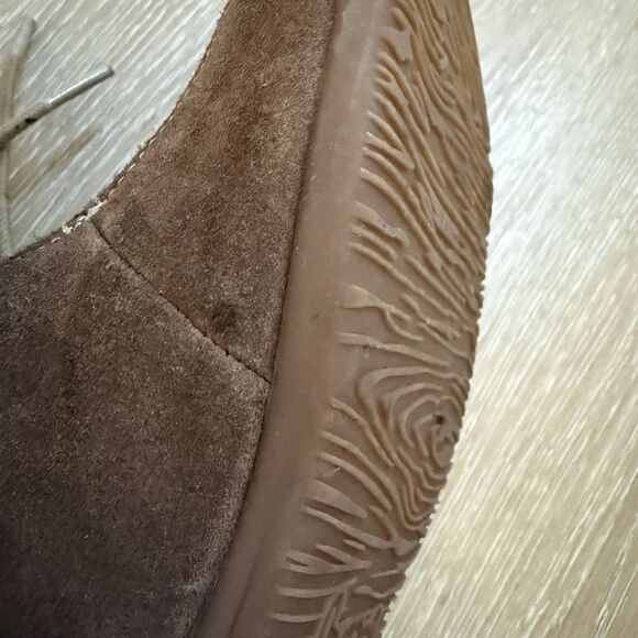 NEW B.O.C. by Born Womens Suede Leather Brown Moccasins Loafers Shoes Sz 11 - Picture 5 of 11